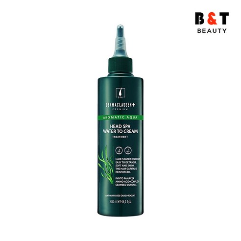 더마클라센 헤드스파 워터 투 크림 트리트먼트 250ml x2, 2개