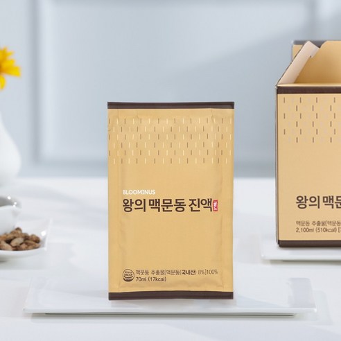 맥문동진액골드 왕의맥문동 진액 골드(70ml*30포*4박스), 2100ml, 4개