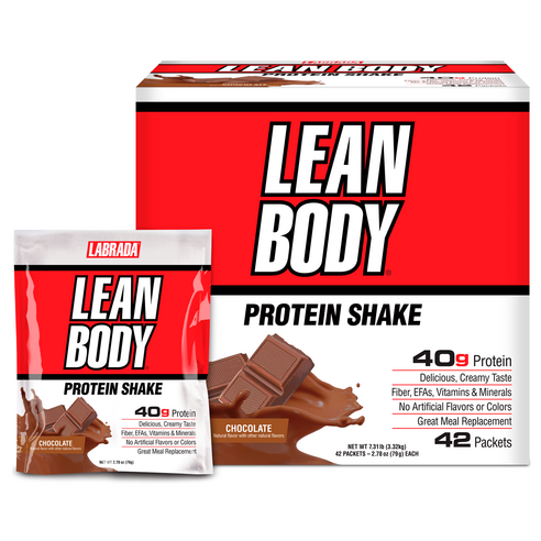 라브라다뉴트리션 린 바디 단백질 보충제 초콜렛, 40g, 1개