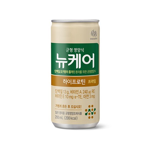 대상웰라이프 완전균형 영양식 뉴케어 하이프로틴, 200ml, 25개