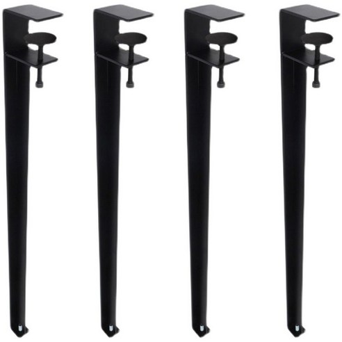 DIY 철제 테이블 받침대 76 cm 4장 화이트/블랙, 침대/식탁/책상 통 만들기 교체 원목쇼파만들기 DIY 철제 테이블 받침대 76 cm 4장 화이트/블랙, 침대/식탁/책상 통 만들기 교체 원목쇼파만들기