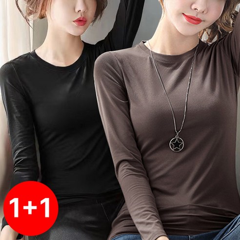 여성봄니트 추천상품 스타일아유 모달 슬림 이너 티셔츠 1+1 특가! 소개 여성봄니트 추천상품 스타일아유 모달 슬림 이너 티셔츠 1+1 특가! 소개
