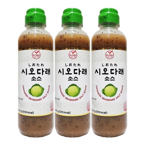 이거다 시오다래소스, 440g, 3개