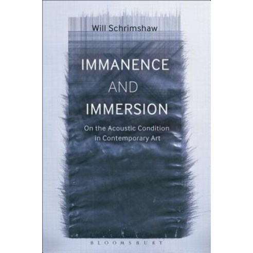 Immanence and Immersion: On the Acoustic Condition in Contemporary Art Paperback, Bloomsbury Publishing PLC