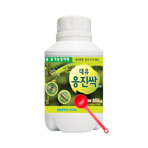 대유 응진싹 250ml 친환경 유기농 응애 진딧물 온실가루이 월동해충 방제 살충제, 1개 제충국원액