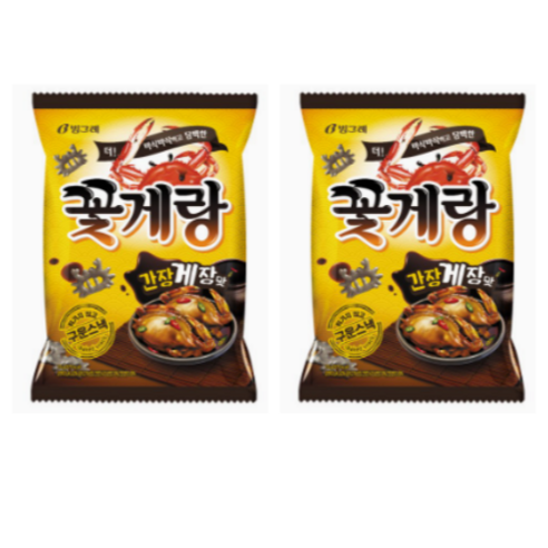 간장게장  크라운 꽃게랑 간장게장 70g x 16입, 80개