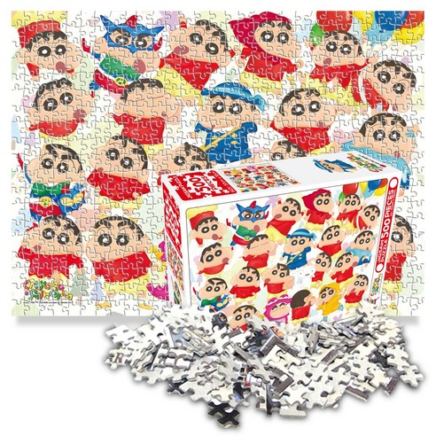 학산문화사 짱구는 못말려 직소퍼즐 500pcs 와글와글