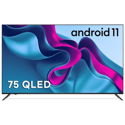 와사비망고 최신 스마트 QLED UHD TV 75인치 QGM752 (안드로이드 Ver. 11 3년 무상AS 무결점보증)