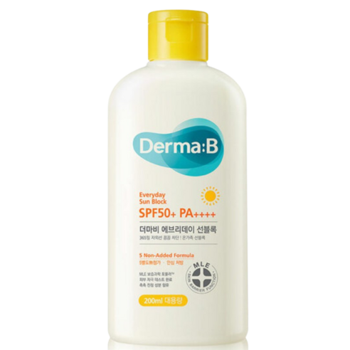  연애를 위한 피부 관리를 즐기세요! 스킨케어 더마비 에브리데이 선블록 SPF50+ PA++++, 200ml, 1개