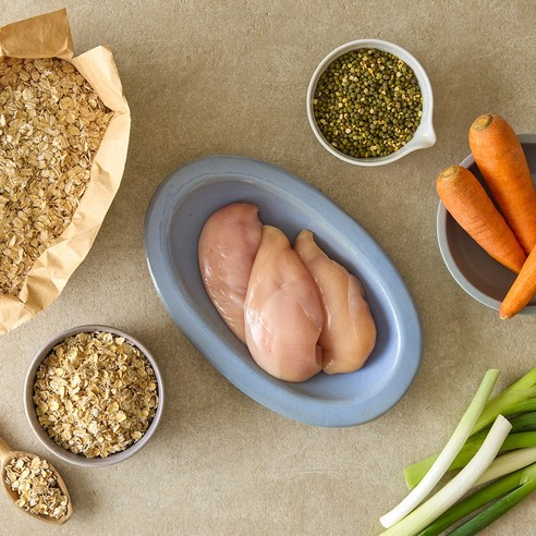 발보아 아침간편식 저당 오트밀 죽(닭야채3개+소고기미역3개+후추계란3개), 40g, 9개