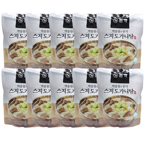 백종원 본가 스지도가니탕 대용량 간편 700g