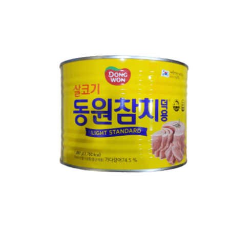 동원 참치 살코기 덕용 1,880gX6개 캔 통조림 김밥용 대용량