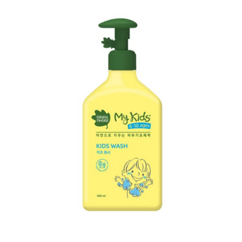 그린핑거 마이키즈 워시 과일향, 500ml, 2개