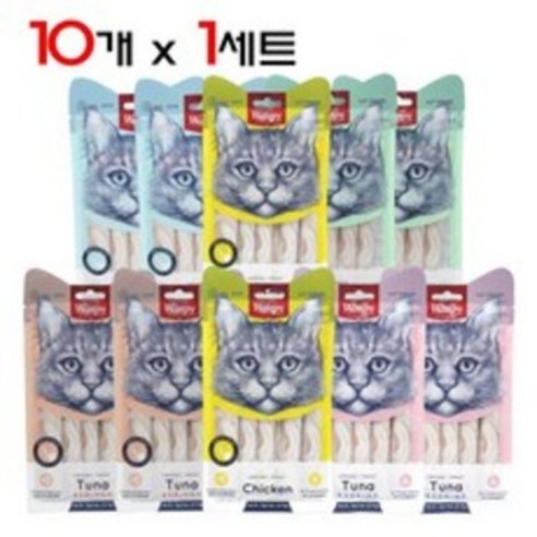 완피 크리미 퓨레 14g x 5p, 참치 + 대구 혼합맛, 10개