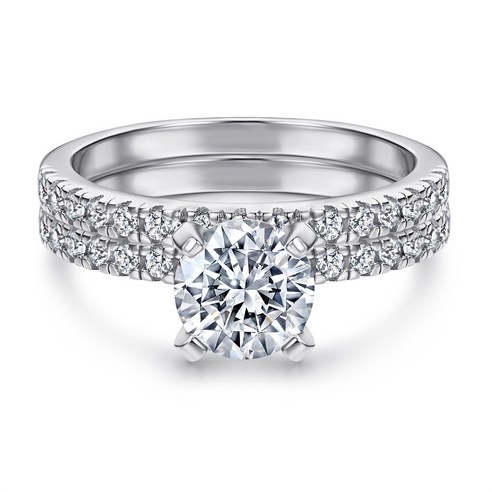 KORELAN순은 패션 다이아몬드 투피스 S925 실버 개성 반지 패션 네발 클라라 반지 액세서리 선물 engagement ring