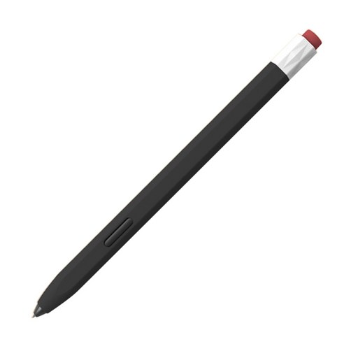스냅케이스 갤럭시탭 S펜 연필 모양 실리콘 케이스, 갤럭시탭S6라이트전용, 블랙, 1개