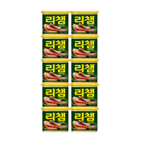 리챔 오리지널 햄통조림, 340g, 10개