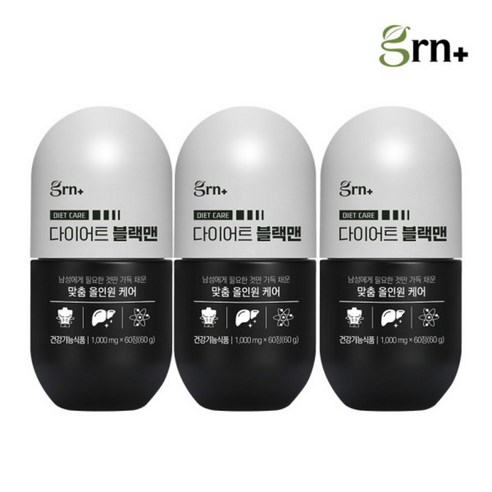 GRN 다이어트 블랙맨 1000mg x 60정