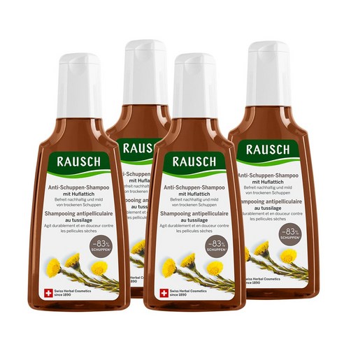 라우쉬 콜쓰푸트 비듬 샴푸 200ml, 4개