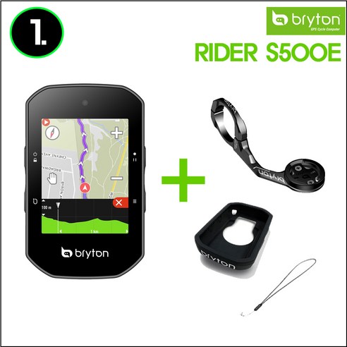 브라이튼 S500 라이더 자전거 컴퓨터 GPS 속도계 터치 스크린, S500E(헤드유닛..., 1개 - 자전거 속도계/GPS | 쿠팡