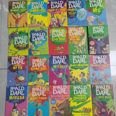 로알드달의 작품들을 더욱 즐길 수 있는 이엔제이의 로알드달 Roald Dahl Collection 20권세트 음원제공