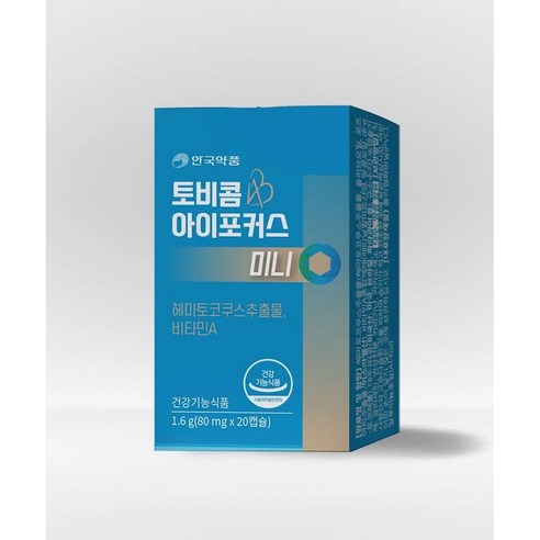 토비콤 안국약품 아이포커스 미니 헤마토코쿠스 추출물 비타민 A 2.4g