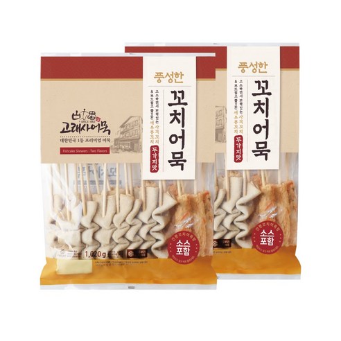고래사 풍성한 꼬치어묵 냉동1020g 세트, 1020g, 2개
