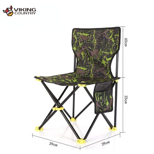 VIKING 캠핑의자 이지 카모플라주, 라지 그린 컬러