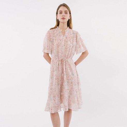 프릴넥 스트링 원피스(OW3MCO561)