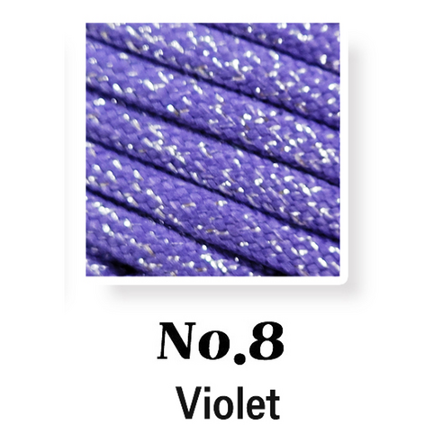 5.0mm 100yard 실버 글로시 대용량 촘촘 우동실 청키스트링 소프트 폴리에스터 우동끈 가벼운실 타래발송, 1개, No.8