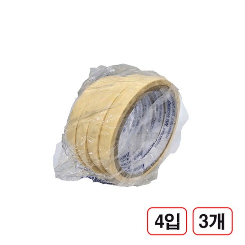 백마스킹테이프 12mm*40m (4입) 3개