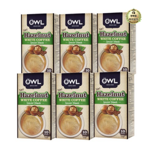 OWL 헤이즐넛 커피믹스, 20g, 10개입, 12개