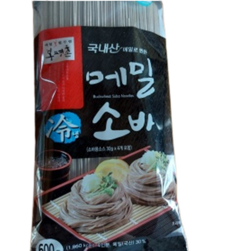 봉평촌 메밀소바, 600g, 5개