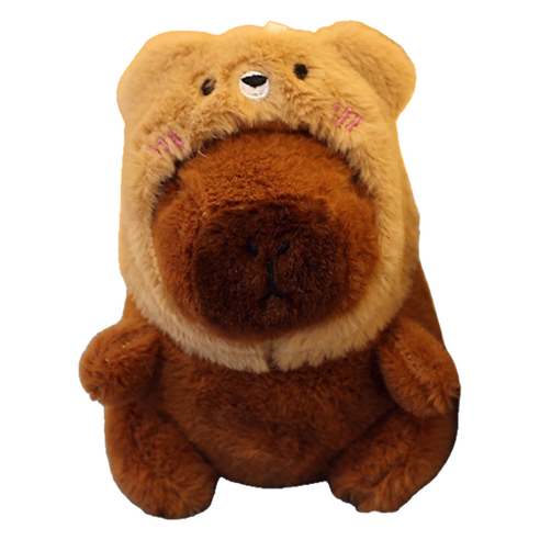 다다랜드 뚠빵한 카피바라 키링 인형 12cm, 곰돌이 카피바라, 1개
