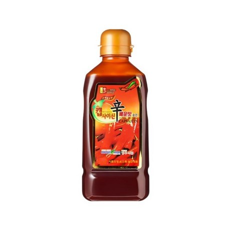 첫맛 캡사이신 매운맛소스, 550g, 5개