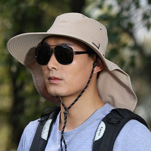 제이네오 서핑햇 자외선차단 챙넓은 모자 물놀이모자 오버핏 서프햇, 베이지
