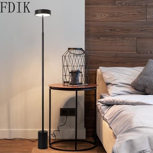 북유럽 간단한 금속 Led 서 램프 미니 멀 아크릴 플로, 03 Grey table lamp