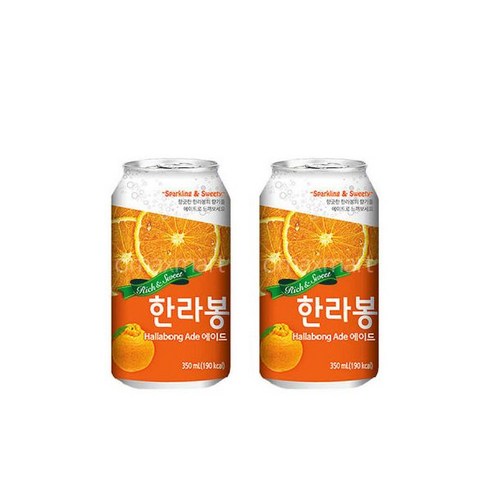 한라봉 에이드 355ml 24캔 X 2박스/한라봉/감귤쥬스, 한라봉 에이드 355ml 24캔 X 2박스/한라봉/감귤, 48개