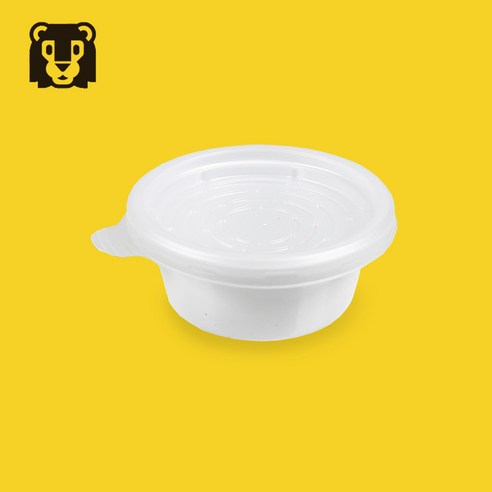 주방의 품격을 높이는 작은 조력자, 사자팩 70파이 소 백색 일회용 소스용기 소스용기