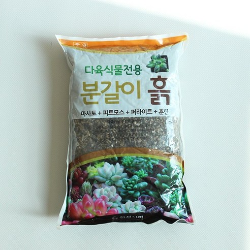 다육용토 다육식물전용 분갈이흙, 1개, 1.5kg