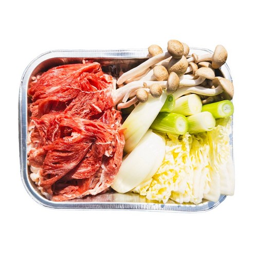 CAMKIT 캠킷 캠핑용 밀키트 요리 키트 홈파티 음식 추천 맛집 스키야키 전골, 380g, 1개