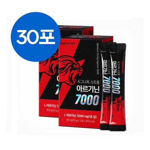 뉴트리디데이 시그니처 스트롱 아르기닌 7000 15p, 300g, 2개