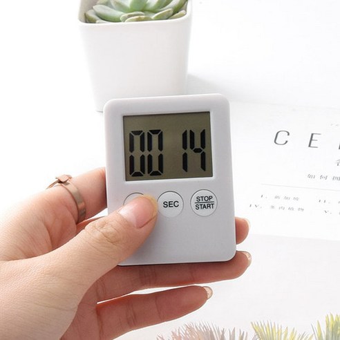 HAPTIME 디지털 타이머, 화이트, 1개