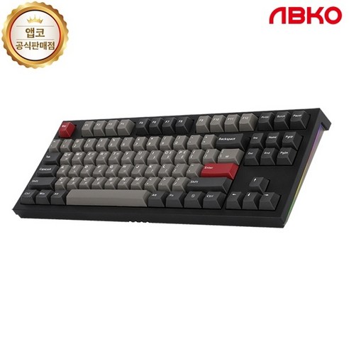 앱코 K660M TKL 이색사출 PBT 체리 키보드 딥샌드 (저소음 적축)