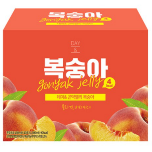 데이앤 곤약젤리 복숭아 10개입, 150ml, 1개