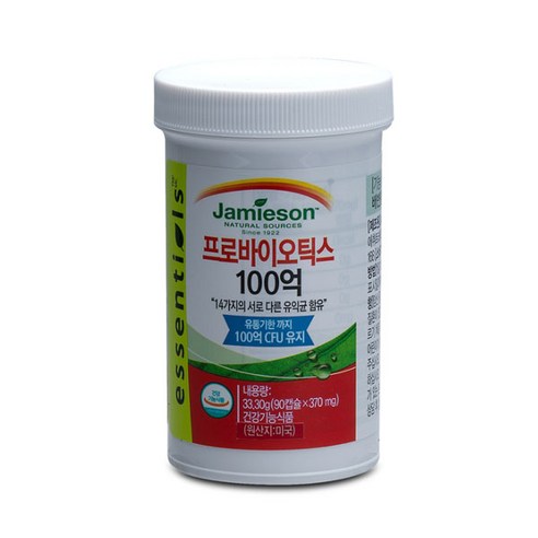 자미에슨 프로바이오틱스 100억, 1개, 370mg