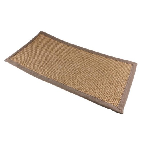 천연 섬유 손으로 짠 사이잘삼 러너 러그 - C 블랙 에지 75x120cm, B 카키 가장자리 40x120cm, {"수건소재":"Sisal"}
