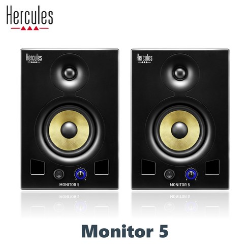 HERCULES Monitor 5 허큘리스 모니터 5 개인방송 DJ 스트리머 준프로용 1조(2통), 스피커