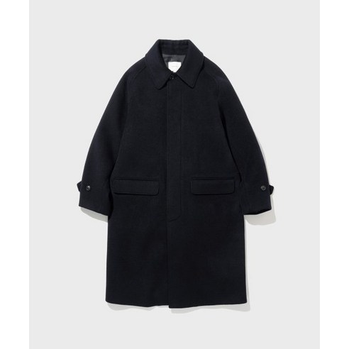 테온셀 SHIRTER FINE MASTER BALMACAAN COAT (NAVY)