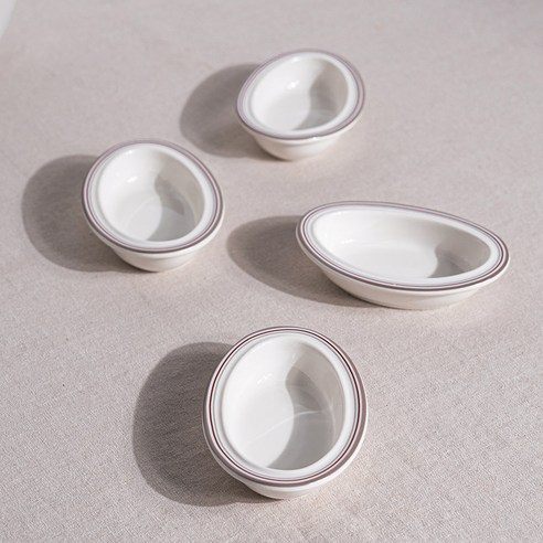 시라쿠스 메이플 타원 소스볼 10cm, 코지그레이, 4개